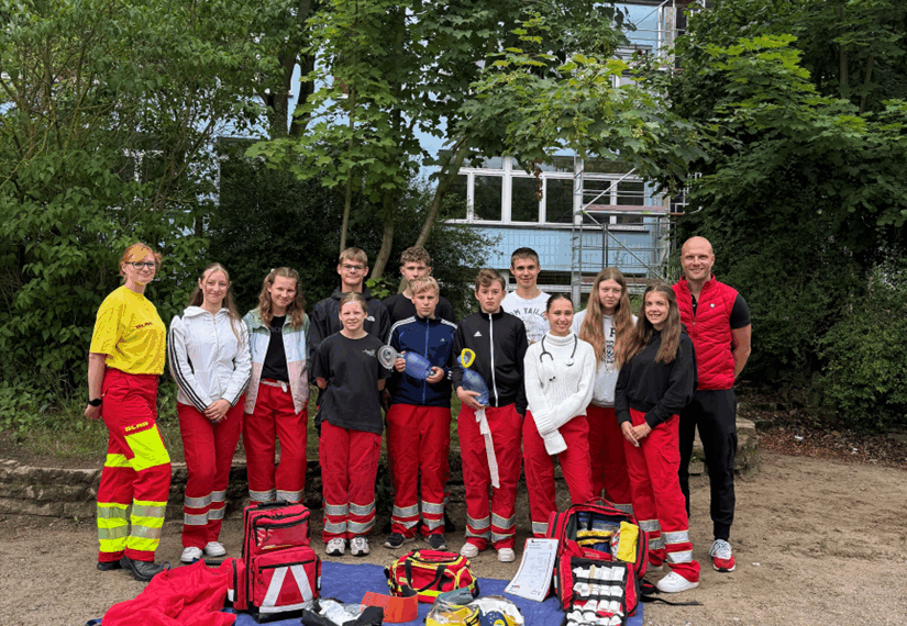 Schulsanitätsdienstausbildung an der Gesamtschule Kloster Lehnin