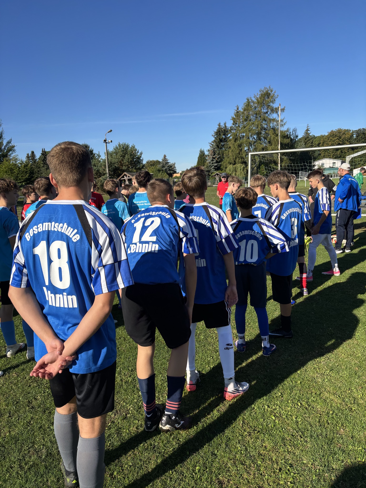 Schulmannschaft beim Kreisfinale Potsdam-Mittelmark