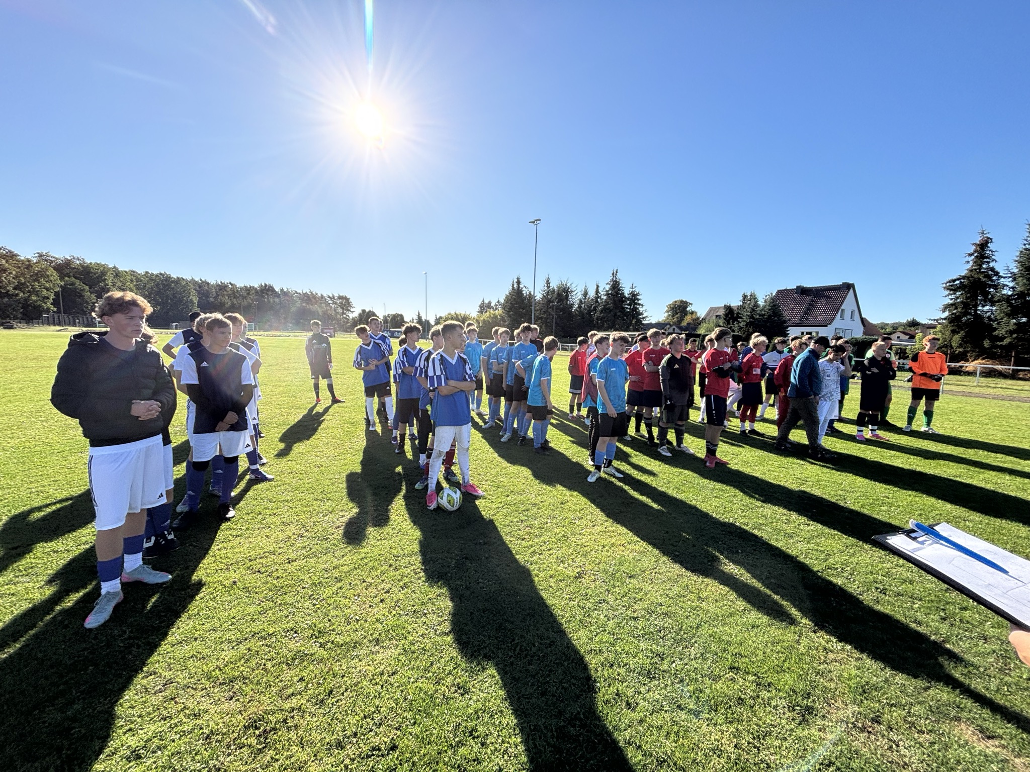 Schulmannschaft beim Kreisfinale Potsdam-Mittelmark