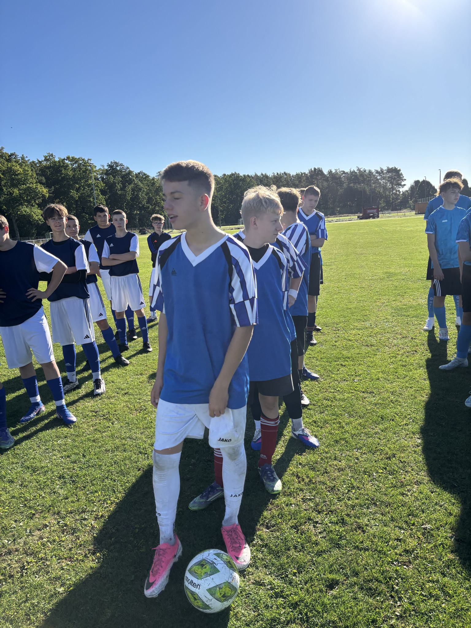 Schulmannschaft beim Kreisfinale Potsdam-Mittelmark