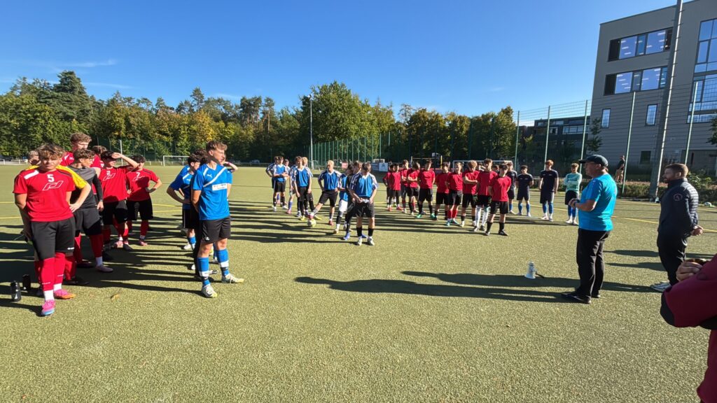 Fußballmannschaft bei „Jugend trainiert für Olympia“
